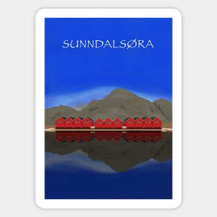 Sunndalsøra Nordmøre Norway Sticker